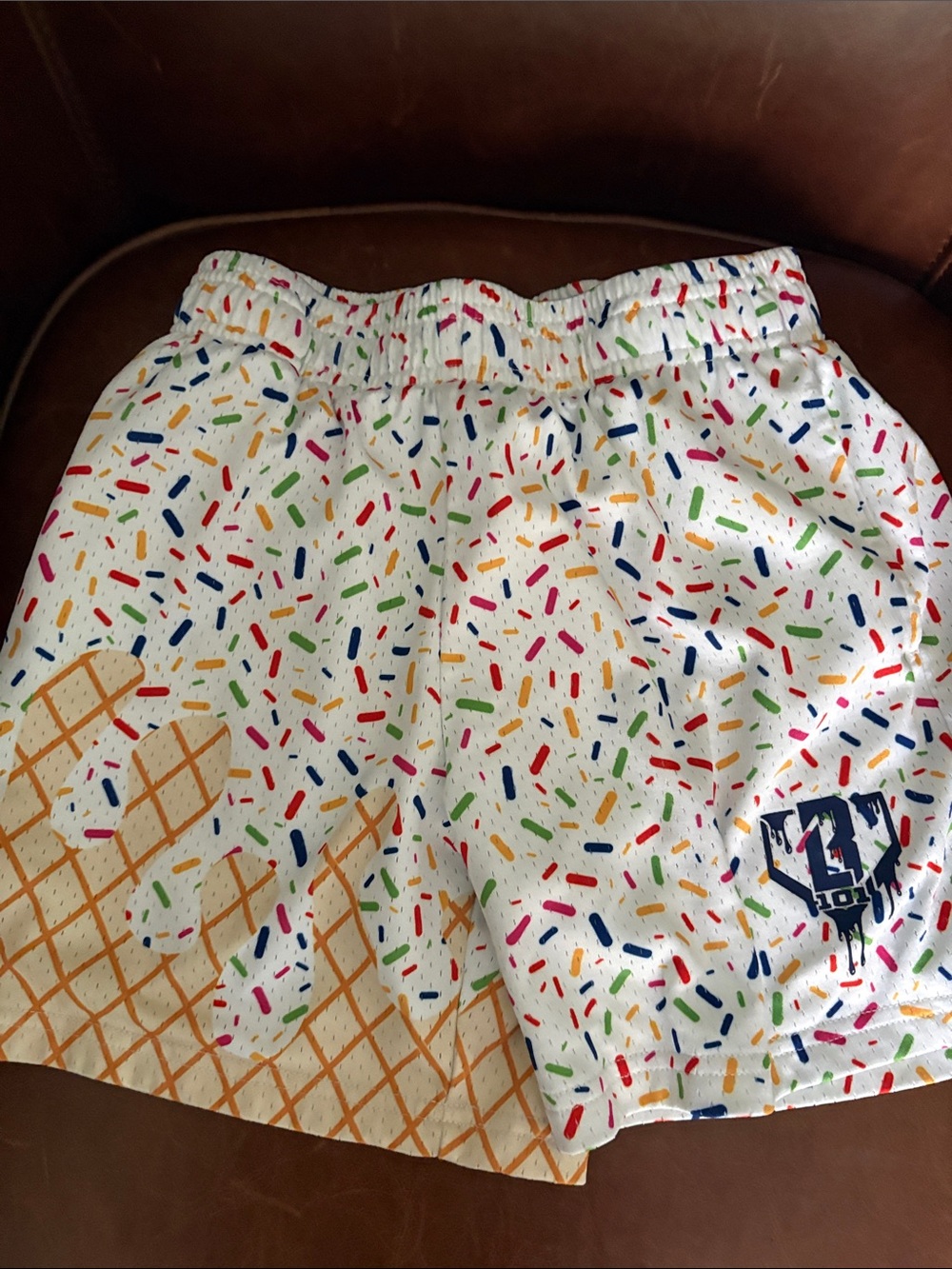 Baseball 101 ice creme shorts youth medium